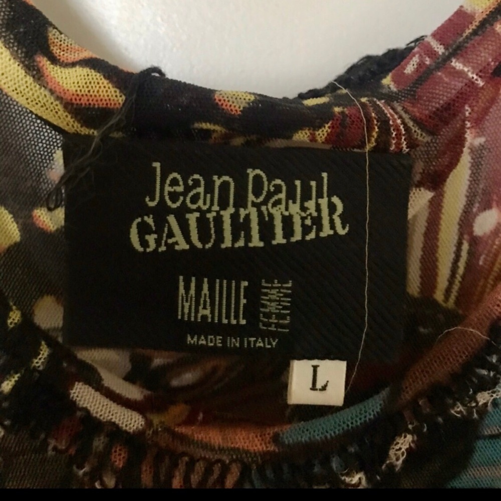 Vintage Jean Paul Gaultier sleeveless top. Size Large